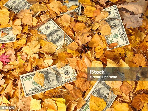 Blatu I Dolar - zdjęcia stockowe i więcej obrazów Waluta - Waluta, Liść, Jesień