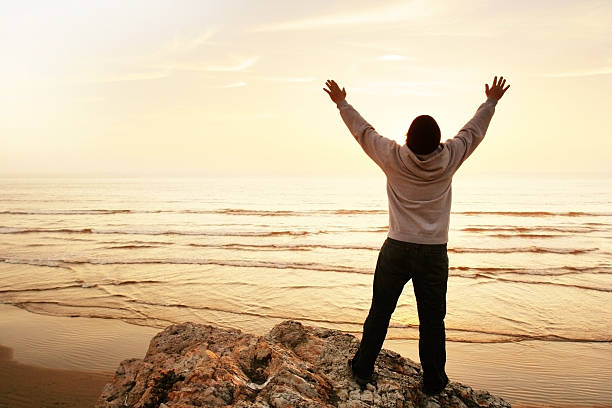 istock Worshiper at the Beach 157163623