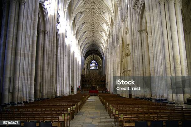 Foto de Catedral De Winchester e mais fotos de stock de Catedral de Winchester - Catedral de Winchester, Altar, Alto - Descrição Geral