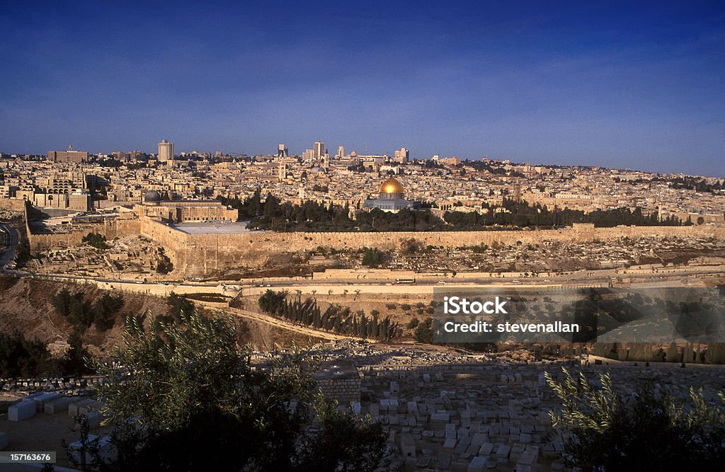 Panoramablick, Jerusalem - Lizenzfrei Berg Stock-Foto