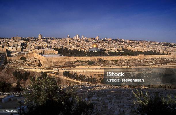 エルサレムのパノラマに広がる眺め - オリーブの木のストックフォトや画像を多数ご用意 - オリーブの木, 山, エルサレム