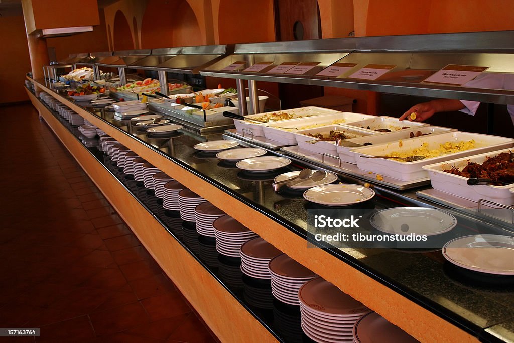 Breakfast Buffet  Abundance Stock Photo