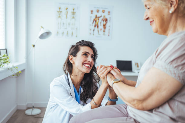 istock Young caring lovely caregiver 1571637930