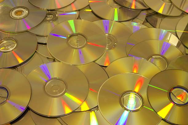 Compact Discs stock photo