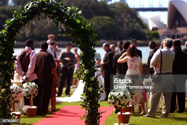 Ślub W Sydney - zdjęcia stockowe i więcej obrazów Ceremonia ślubu - Ceremonia ślubu, Panna młoda, Biały