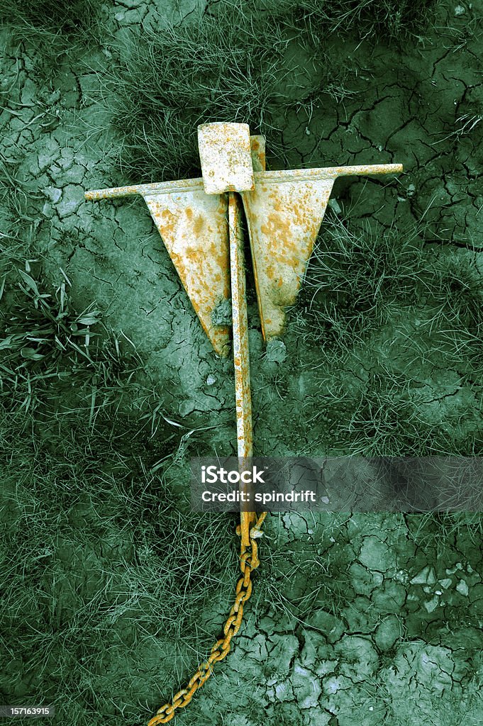Cruz egipcia deteriorado - Foto de stock de Oxidado libre de derechos
