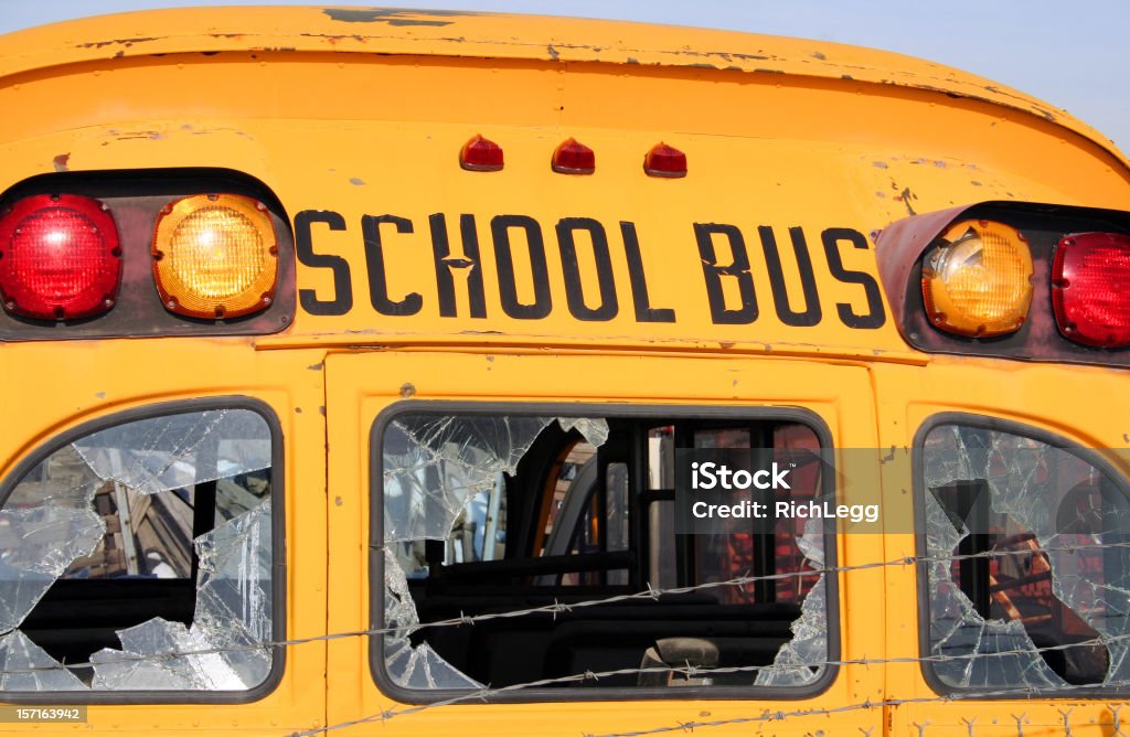 Old School Bus - Foto de stock de Autobús de colegio libre de derechos