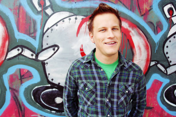 istock Hipster Male in Flannel 157165124