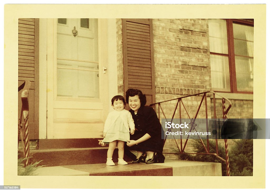 Asiatische Mutter und Tochter - Lizenzfrei Familie Stock-Foto
