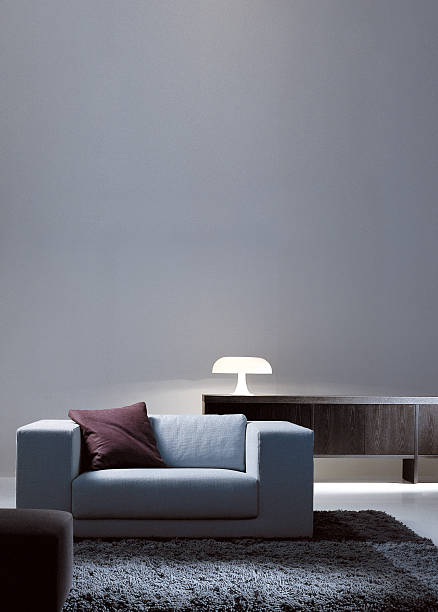 Modern interior | Living room stock photo