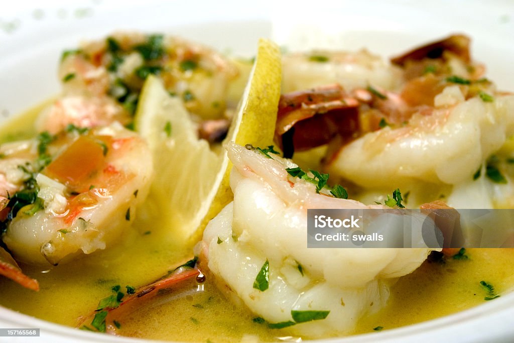 Scampi de Camarão - Foto de stock de Almoço royalty-free