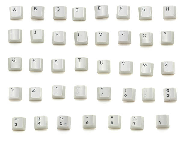 tastatur die tasten set - computertaste stock-fotos und bilder