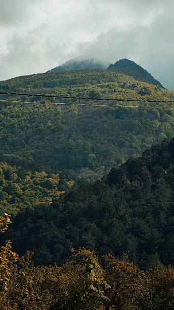 istock Mountains across Bursa's historical bazaar 1571672270