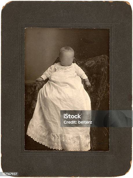 Rostro Vintage Bebé Foto de stock y más banco de imágenes de Bebé - Bebé, Eduardiano, Estilo victoriano
