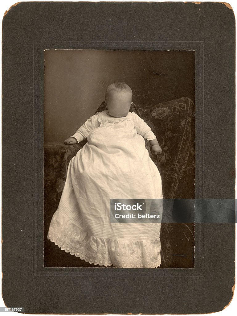 faceless vintage baby  Baby - Human Age Stock Photo