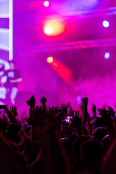 istock Live music concert by night! 1571679824