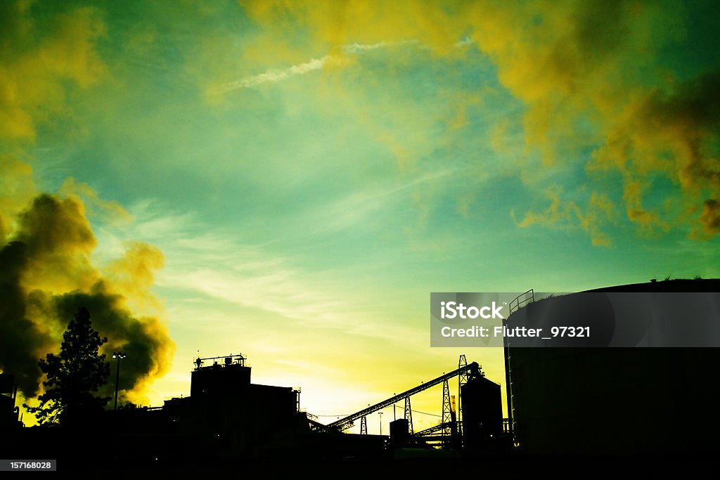 Fabrik Himmel - Lizenzfrei Ende Stock-Foto