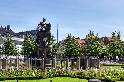 Kongens Nytorv - or The King's New Square is the central Square in the heart of Copenhagen, Denmark - July 26, 2023