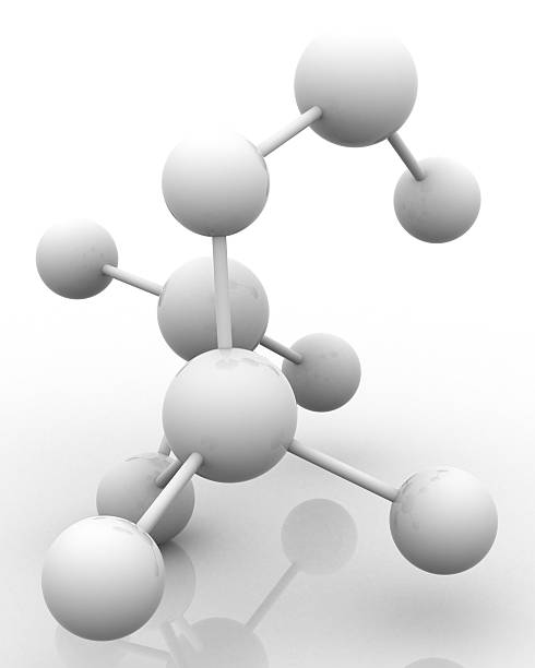 bolas de ciência-molécula - white molecule imagens e fotografias de stock