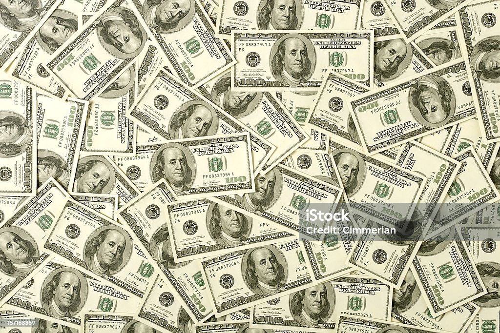 $100 bills background  Currency Stock Photo