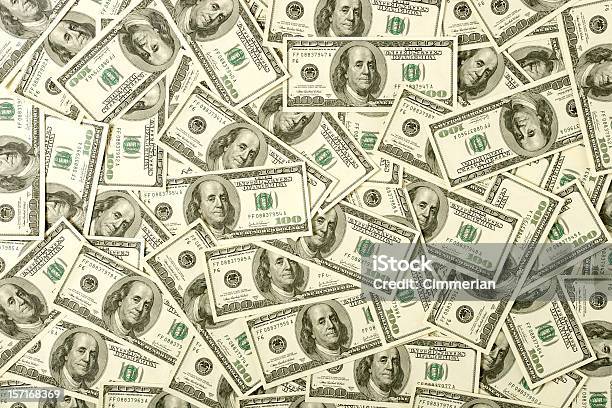 100 Bills Background Stock Photo - Download Image Now - Currency, Backgrounds, US Paper Currency