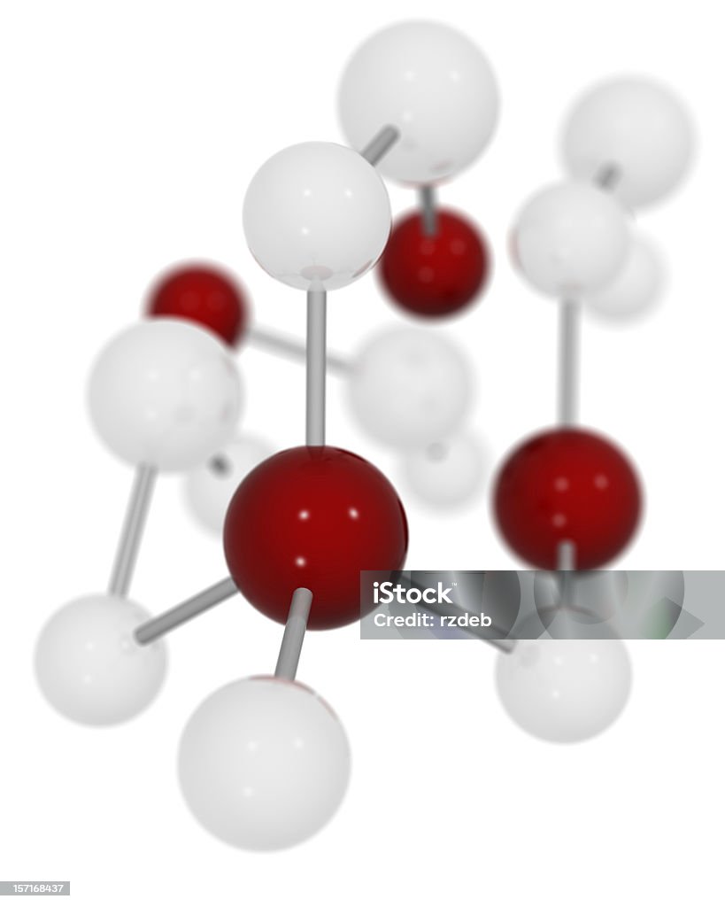 3 D molécula - Foto de stock de Biotecnología libre de derechos