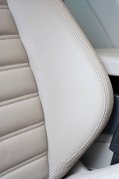 auto sedili sportivi - car leather hide seat foto e immagini stock