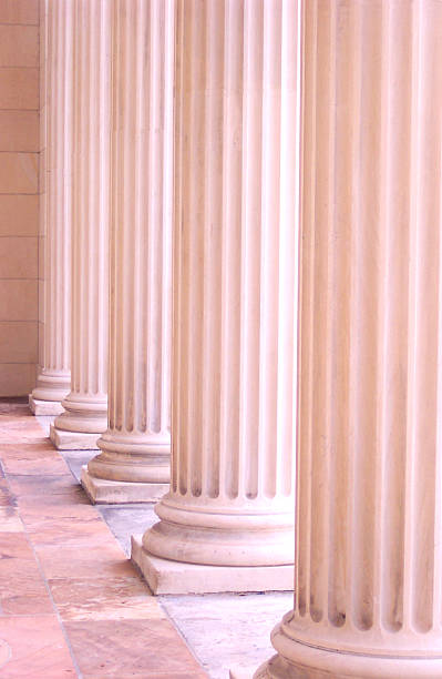 kolumny - corinthian courthouse column legal system zdjęcia i obrazy z banku zdjęć