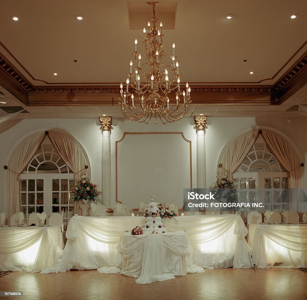 Salón de boda tradicional - Foto de stock de Boda libre de derechos