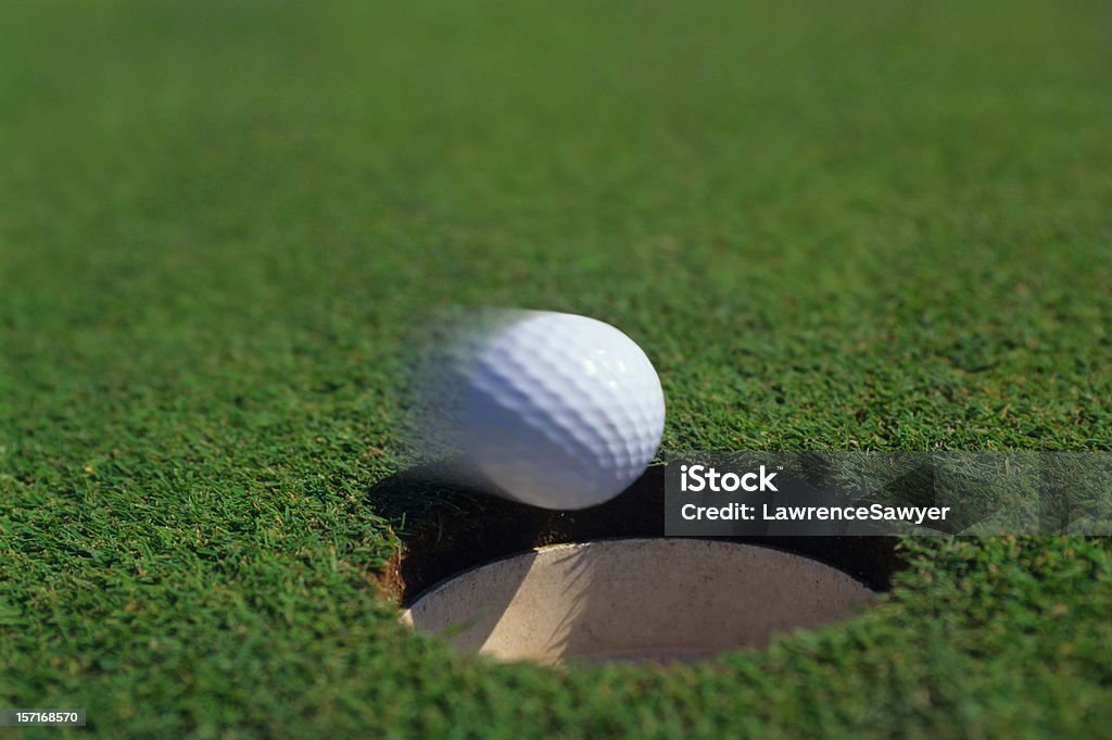 Campo da golf Putting Droppare - Foto stock royalty-free di Golf