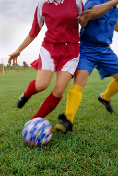 istock soccer players battle it out, #2 157168856