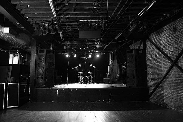 Empty Venue Before A Show. stock photo