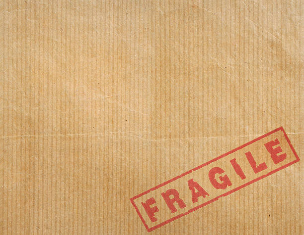 istock classic brown paper fragile 157169104