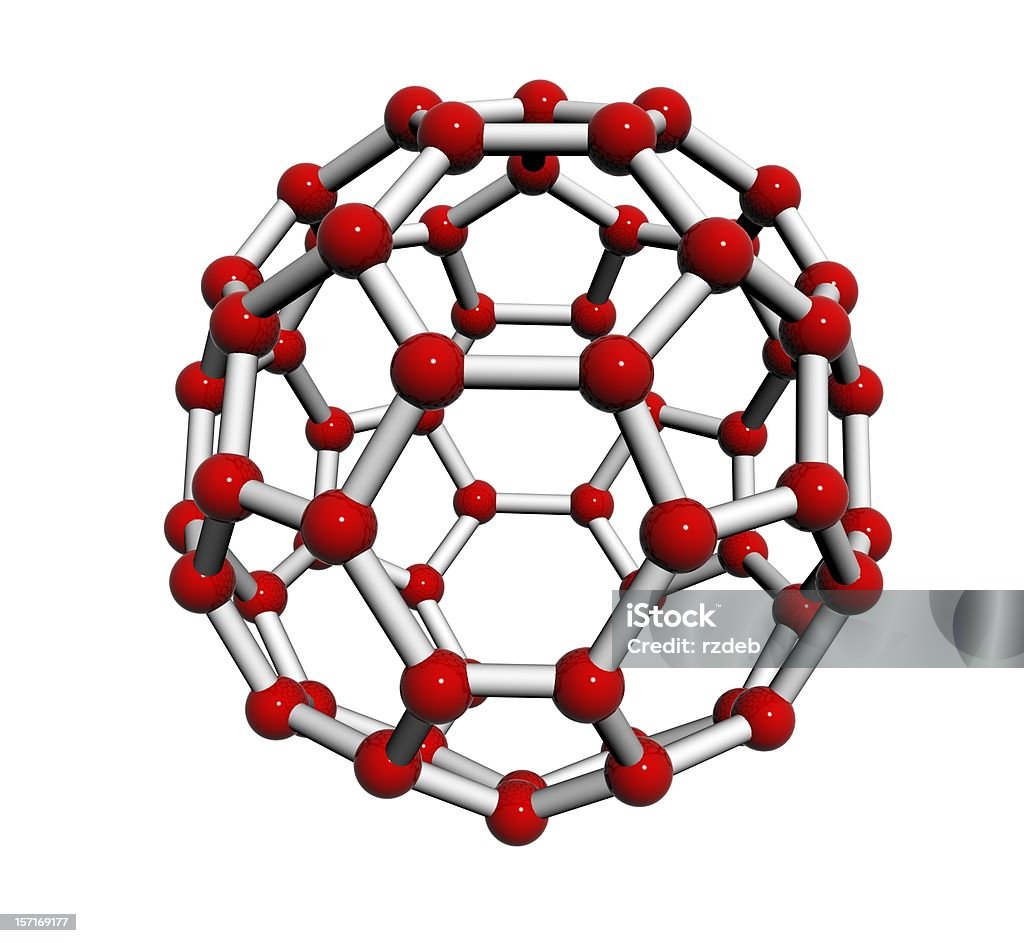 Mocecule-Atome de carbone - Photo de Atome libre de droits