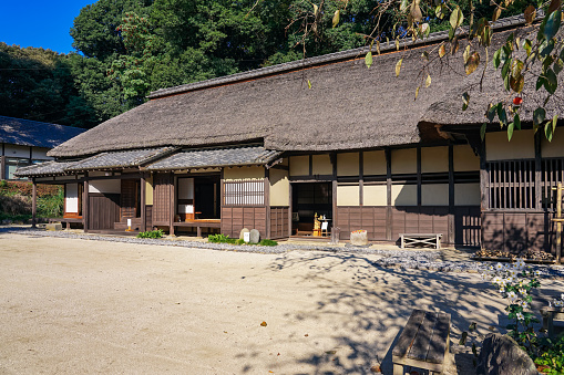 On a sunny day in October 2022, near the Minuma rice field in Saitama City, Saitama Prefecture, the Minuma Classic Hall, which used the former Bando family residence.