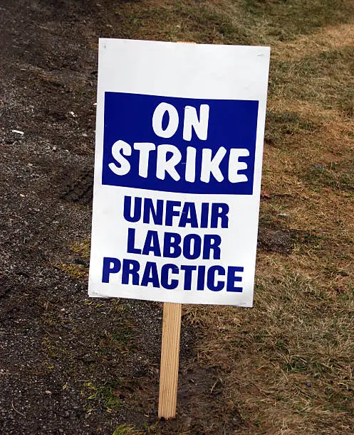 Photo of On Strike Sign