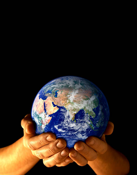 istock Earth in my hands - East view 157169372