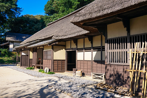 On a sunny day in October 2022, near the Minuma rice field in Saitama City, Saitama Prefecture, the Minuma Classic Hall, which used the former Bando family residence.