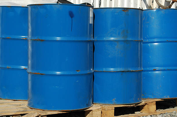 Containers to store chemical in a typical warehouse
