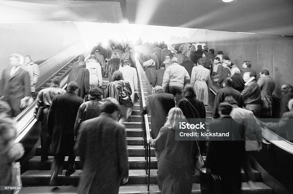 Prenez la sortie vers Clair - Photo de New York City Penn Station libre de droits
