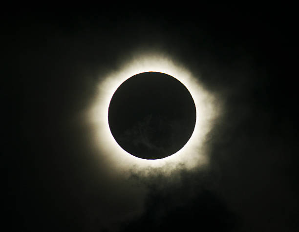 Image of Solar eclipse and total blackout stock photo