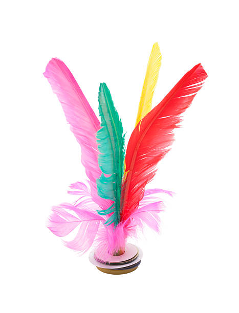 Color of shuttlecock stock photo