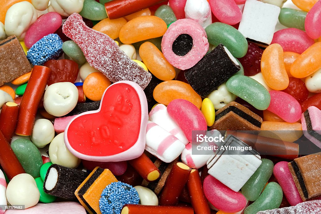 Candy für Valentinstag - Lizenzfrei Lakritz Stock-Foto
