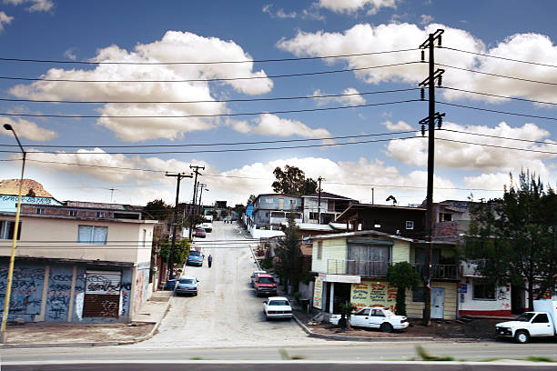 Tijuana Mexico Neighborhood Portrait stock photo