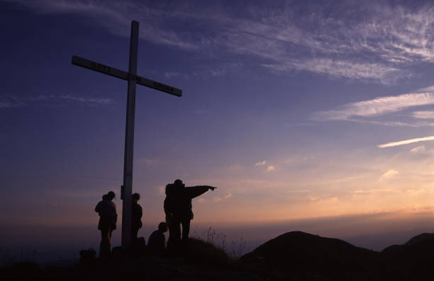 istock at the top of a mountain 157179850