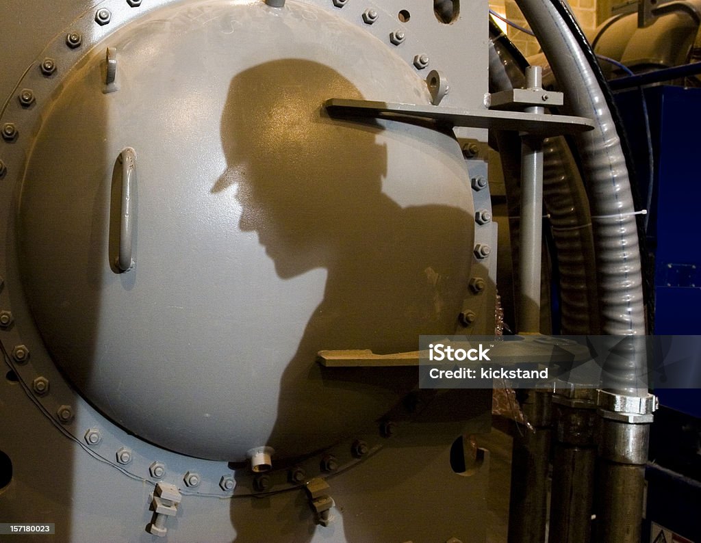 Casque de sécurité au travail - Photo de Chaudière libre de droits