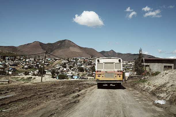 Autobus Inserire città di Tijuana, Messico - foto stock