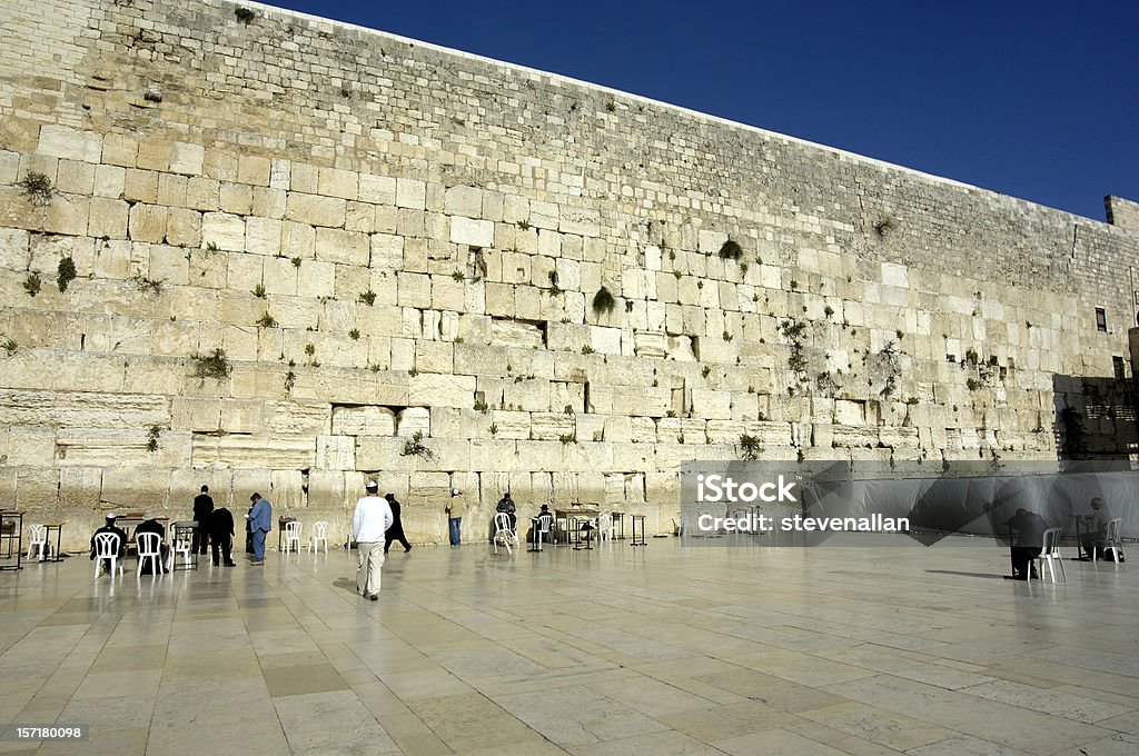 Ściana Płaczu Jerozolimie w Izraelu. - Zbiór zdjęć royalty-free (Ściana Płaczu)