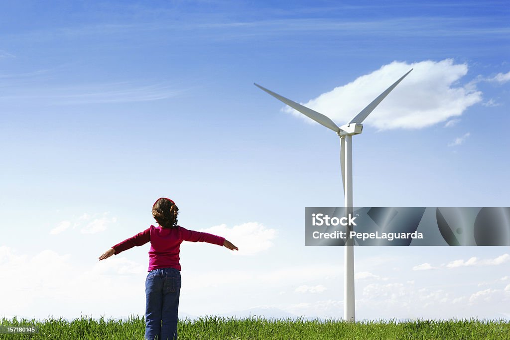 Meu futuro a energia - Foto de stock de Criança royalty-free