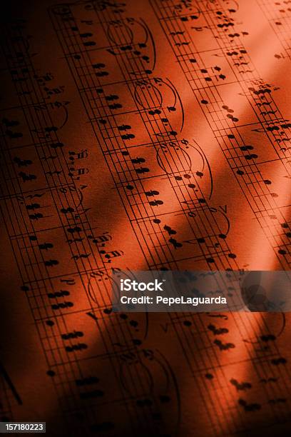 Concerto Punteggio - Fotografie stock e altre immagini di Armonia - Armonia, Blues, Carta